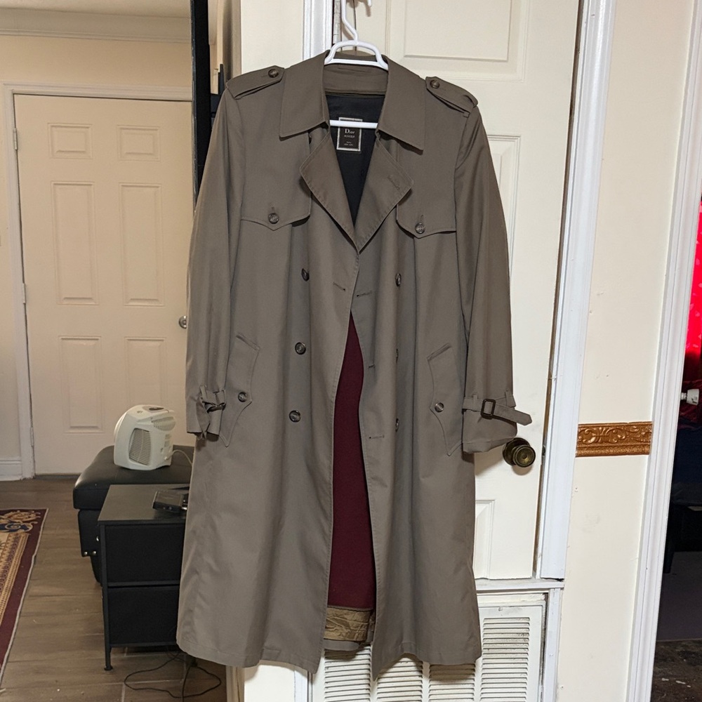 Dior Men's Brown Trench Coat